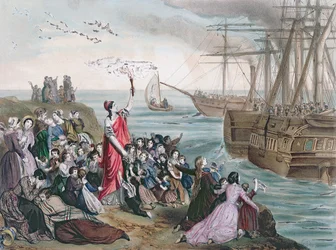 Bidding farewell to men sent into exile